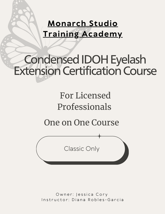Classic Eyelash Extensions Certification for Licensed Individuals